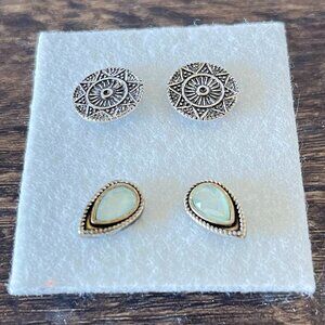 Lucky Brand Stud Earrings (2 Pairs)